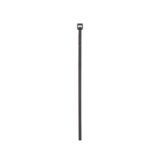 Cincho de Nylon 6.6 de Bloqueo, 203 mm largo x 2.5mm ancho, Color Negro, Exterior Resistente a Rayos UV, Paquete de 100pz
