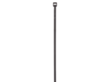 Cincho de Nylon 6.6 de Bloqueo, 203 mm largo x 2.5mm ancho, Color Negro, Exterior Resistente a Rayos UV, Paquete de 100pz
