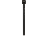 Cincho de Nylon 6.6 de Bloqueo, 203 mm largo x 2.5mm ancho, Color Negro, Exterior Resistente a Rayos UV, Paquete de 1000pz