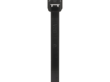 Cincho de Nylon 6.6 de Bloqueo, 188 mm largo x 4.8mm ancho, Color Negro, Exterior Resistente a Rayos UV, Paquete de 1000pz