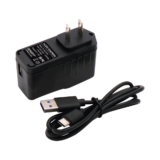 Adaptador de pared de 5 Vcc, @ 3 A con micro-USB tipo C