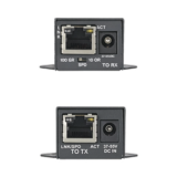 Kit de Extensor PoE/PoE+, Hasta 610 Metros (2000 ft) con Cable Cat5e o Cat6, 10/100Mbps, Incluye Transmisor, Receptor y Fuente de Alimentación