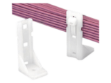 Sujetador-Separador Pan-Post de Nylon 6.6, Para Fijación de Mazos de Cables con Cinchos, Uso Interior, Color Natural, 1 Pieza