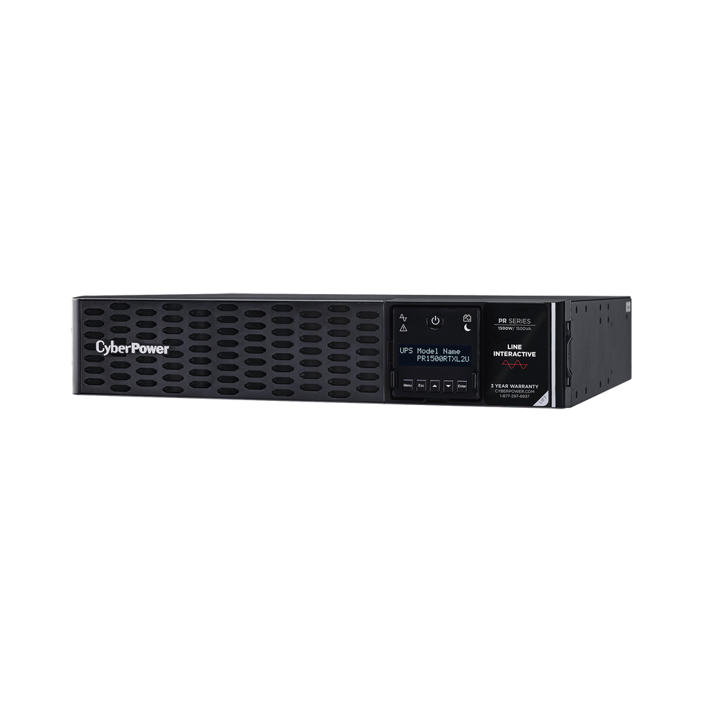 UPS de 1500 VA/1500 W, Topología Línea Interactiva, Entrada 120 Vca NEMA 5-15P, Onda Senoidal Pura, Torre o Rack 2 UR, Con 8 Tomas NEMA 5-15R - Image 3