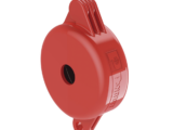 Dispositivo de Bloqueo LOTO para Válvulas de Compuerta, para Diámetros de 1" a 3", Color Rojo