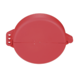 Dispositivo de Bloqueo LOTO para Válvulas de Compuerta, Para Diámetros de 3 a 6.5″, Color Rojo