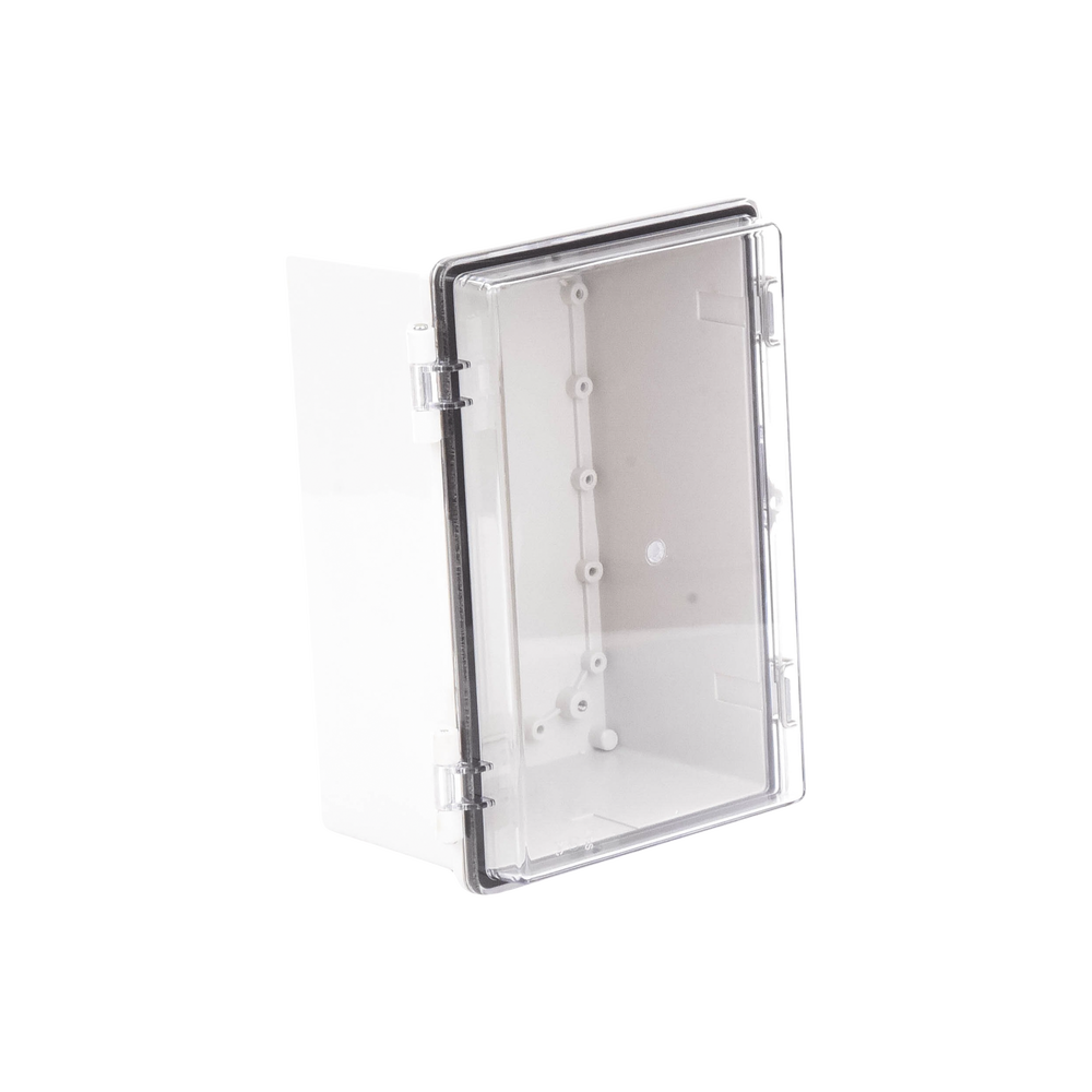 Gabinete Plástico ABS, Puerta Transparente, Uso en Intemperie IP66 (190 x 290 x 140 mm) cierre por Broche Inoxidable y Permite Cerrado con Candado y Llave (Perno 5mm) No Incluido - Image 8