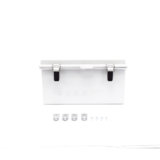 Gabinete de Plástico ABS, Uso en Intemperie ip66 (300 x 300 x 180 mm) Cierre por Broche Inoxidable y Permite Cerrado con Candado y Llave (Perno 5mm) No Incluido
