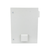 Gabinete Ventilado de Acero IP55 Uso en Exterior (400 x 600 x 250 mm) con Placa Trasera Interior Metálica y Compuerta Inferior Atornillable. Incluye Ventilador, Ventilas, filtros, Chapas y Llave T.
