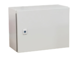 Gabinete de Acero IP66 Uso en Intemperie (500 x 300 x 300 mm) con Placa Trasera Interior Metálica y Compuerta Inferior Atornillable (Incluye Chapa y Llave T). Ideal para Centros de Carga y Tableros de Control