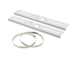 Montaje de Metal para Poste Universal para Gabinetes de Ancho Hasta 30 cm.