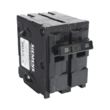 Interruptor automático enchufable tipo QP 2 polos, 20 amp