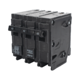 Interruptor automático enchufable tipo QP 3 polos, 40 amp