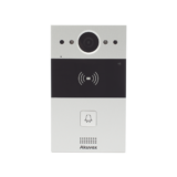 Videoportero de 1 Botón / Lector de Tarjetas MIFARE y PROX EM / Notificación a APP / 100% en la Nube / Notificación por Llamada Telefónica / SIP / ONVIF / IP65 / Cámara 2MP / Panel de Aluminio / Control de 2 Puertas