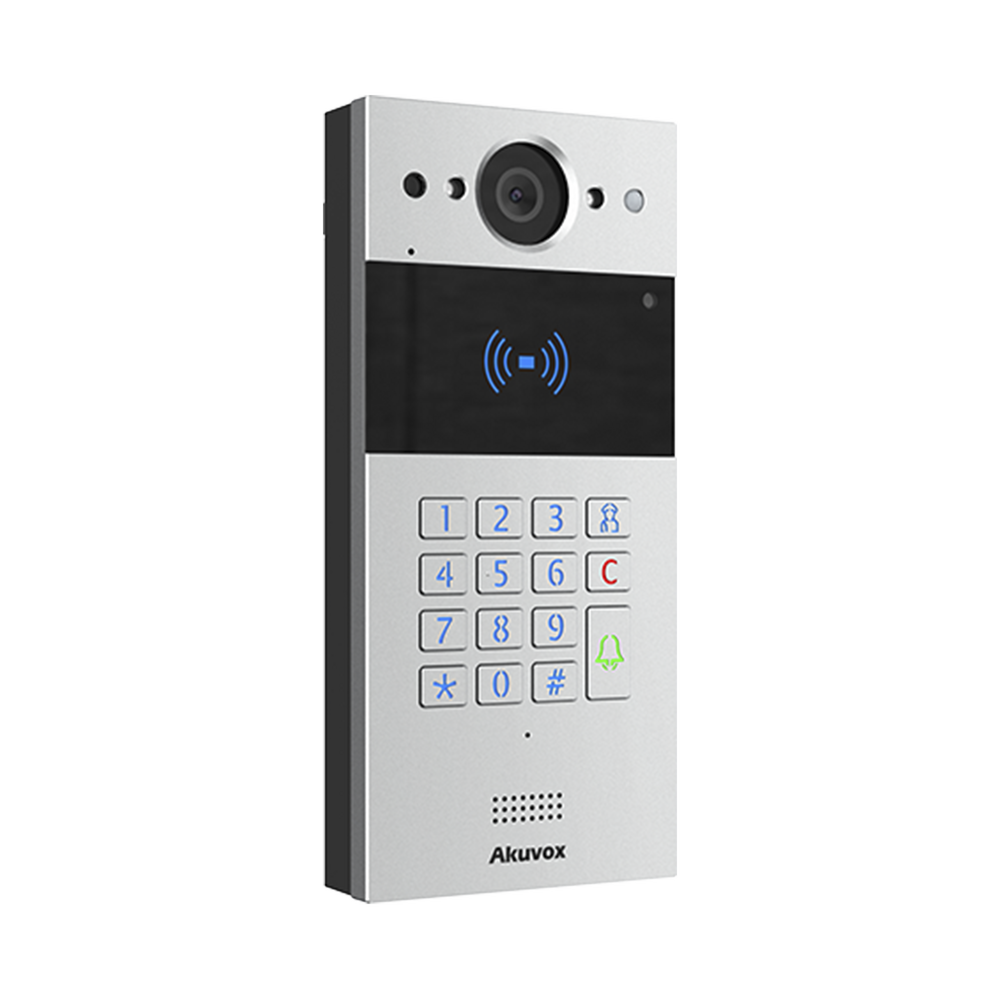 Videoportero SIP / Teclado y Lector de Tarjeta / Notificación App / Notificación Llamada Telefónica / Configuración en la Nube / POE / IP65 / Cámara de 2 MP / NFC / PIN Temporal para Visitas / Control de 2 Puertas - Image 2