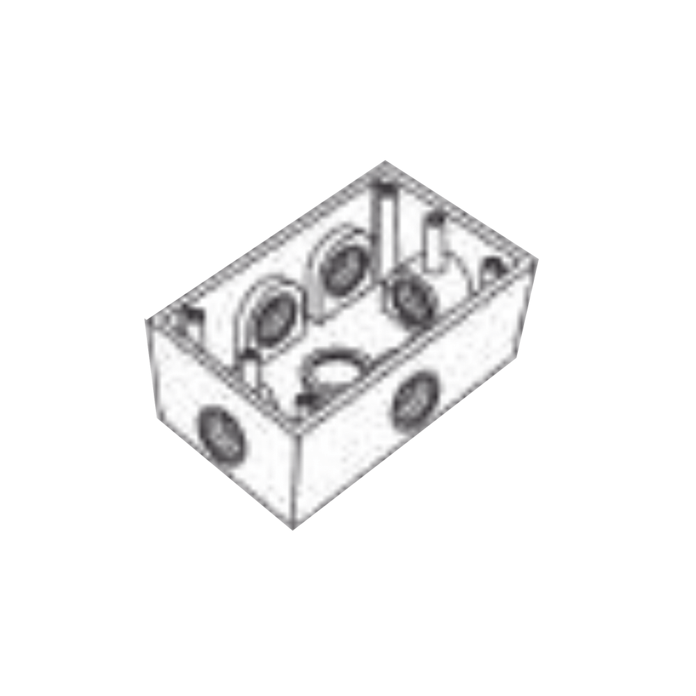 Caja Condulet FS de 1/2" (12.7 mm) con seis bocas a prueba de intemperie. - Image 3