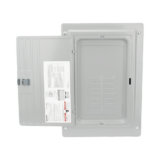 Centro de carga trifásico 3 Fases, 4 Hilos para interruptores QP, de 12 polos – 24 circuitos, 120/240vca, Barras de aluminio 125 Amp, Nema 1, uso interior. Incluye tapa.