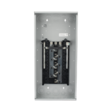 Centro de carga trifásico 3 Fases, 4 Hilos para interruptores QP, de 24 polos – 42 circuitos, 120/240vca, Barras de aluminio 200 Amp, Nema 1, uso interior. Incluye tapa.