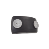 Luz de Emergencia Dual LED ultra compacta/150 lúmenes/Luz fría/Batería de Respaldo Incluida/Botón de test / Color Negro