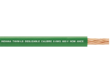 Cable Eléctrico de Cobre Recubierto THW-LS Calibre 4 AWG 19 Hilos Color Verde (100 metros)