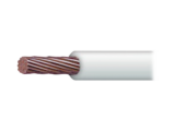 Cable Eléctrico de Cobre Recubierto THW-LS Calibre 4 AWG 19 Hilos Color Blanco (100 metros)