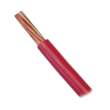 Cable Eléctrico 8 awg  color rojo,Conductor de cobre suave cableado. Aislamiento de PVC, auto extinguible. BOBINA 100 MTS