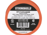 Cinta Eléctrica STRONGHOLD para Aislar, de PVC, Uso General Reparación y Mantenimiento, Grosor de 0.18mm (7 mil), Ancho de 19mm, y 20.12m de Largo, Color Naranja