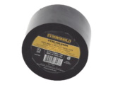 Cinta Eléctrica STRONGHOLD Para Aislar, de PVC, Trabajo Pesado Eléctrico (UV, abrasión, aceite, corrosión), Grosor 0.21 mm (8.5 mil), Ancho 50 mm, y 20 m Largo, Uso Int./Ext., Color Negro. Superior a cinta Super 33
