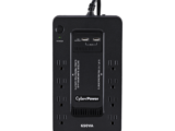 UPS de 650 VA/390 W, Topología Standby con Modo Ahorrador ECO, Entrada 120 Vca NEMA 5-15P, Con 8 Tomas NEMA 5-15R