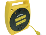 Multicontacto Eléctrico Tipo Carrete con 6 Contactos y 6 metros de Extensión / 127 V CA 10 A Máximo.
