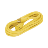 Extensión Eléctrica de Uso Rudo Aterrizada 5 metros /127 V CA 10 A Máximo / Color Amarillo.