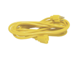 Extensión Eléctrica de Uso Rudo Aterrizada 30 metros / Color Amarillo.