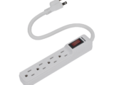 Multicontacto con cable 30 cm. 4 tomas 127 Vca línea, tierra, neutro 15 A max.