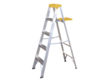 Escalera de Aluminio Tipo Tijera, 5 Peldaños de 1.83 metros.