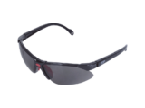 Lentes de seguridad modelo "Orión" negro, armazón de plástico.