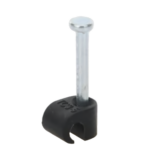 Grapa negra para Fibra óptica redonda de 3 mm (100pzs) (3101-00400)