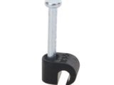 Grapa negra para Fibra óptica redonda de 3 mm (100pzs) (3101-00400)