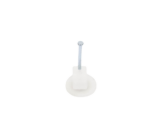 Grapa para cable plano de 6mm color transparente (100pzs) (3210-00100)