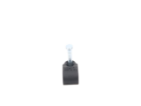 Grapa reforzada para cable redondo de 7mm color negro (100pzs) (3103-00300)