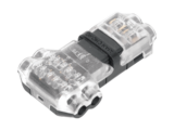 Conector en forma de T para 2 Contactos / Para una Conexión Rápida