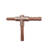 Molde para soldadura exotermica Tipo T, Tope de varilla 5/8 in. a Cable de Paso 3/0 AWG