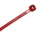 Cincho de nylon color rojo 4.8 x 300mm (100pzs) (4200-04003)