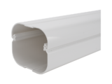 Kit de Canaletas Para la Organización de Tuberías y Cables Eléctricos en Instalaciones de Aire Acondicionado, Uso en Interiores y Exteriores, PVC Rígido, Ideal Para Minisplit, Contenido de Kit (11 Piezas), (3000-00000)