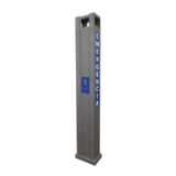 Gabinete tipo Torre para Sistema de Alerta Mediante Equipo Fanvil I12-N-01P y estrobo (No incluidos).