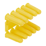 Taquete amarillo 7/32″ para tornillos 8mm x 1″ (100pzs) (1102-02100)