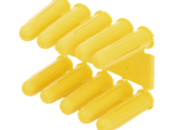Taquete amarillo 7/32" para tornillos 8mm x 1" (100pzs) (1102-02100)