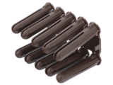 Taquete cafe 5/16" para tornillo 10mm x 1 3/4" (100pzs) (1104-04100)