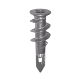 Taquete Métalico TPD Zinc con tornillo 8 x 1 1/4″, Ideal para Uso con carteles publicitarios, Electrodomésticos