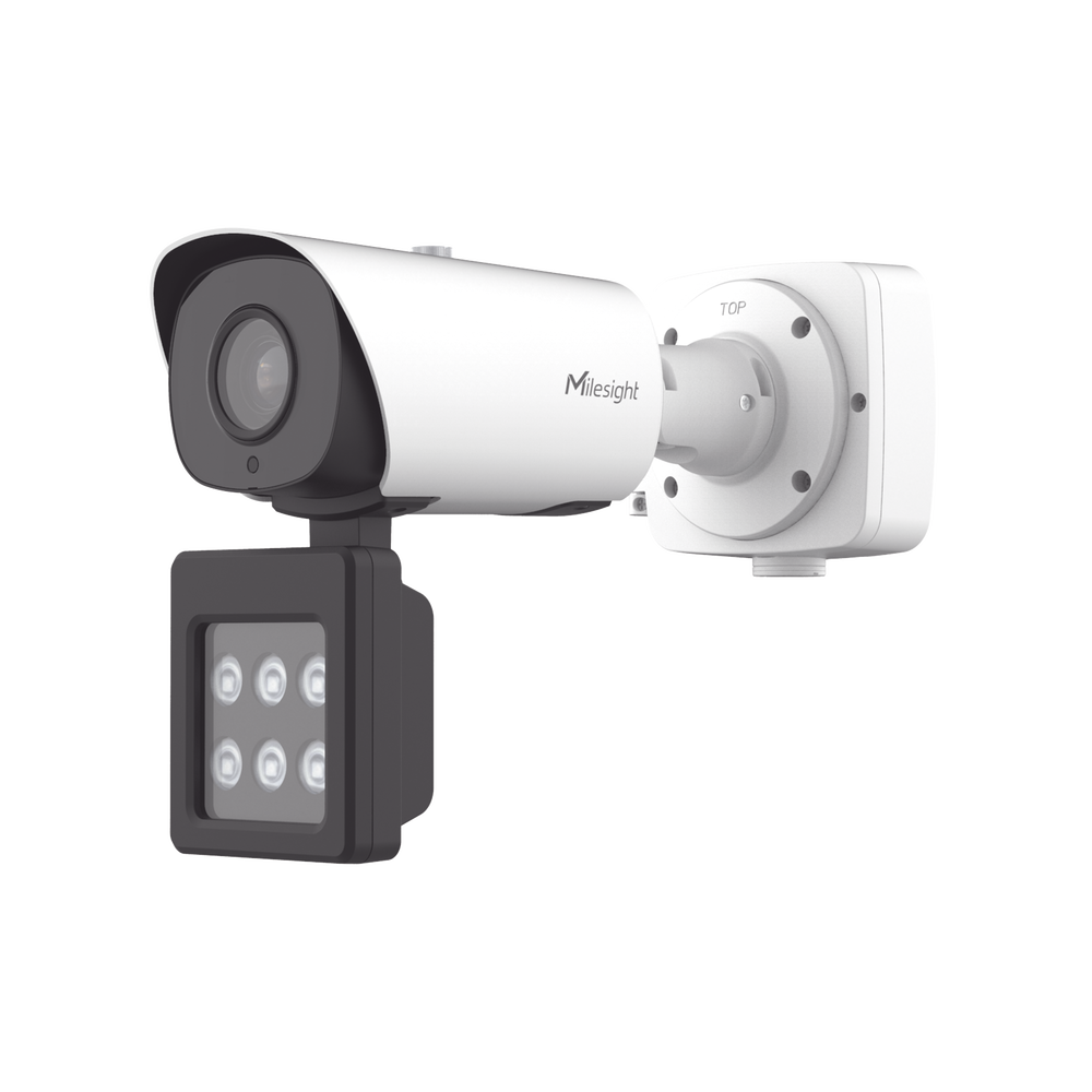 Cámara Bullet Inteligente con IA, Luz Suplementaria y Reconocimiento Vehicular para Monitoreo de Tráfico