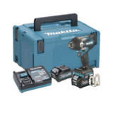 Llave de Impacto BL con Cuadro de 1/2″, 4 Velocidades eléctricas, Incluye 2 baterías Li-ION de 40 V, cargador rápido y maletín Makpac.